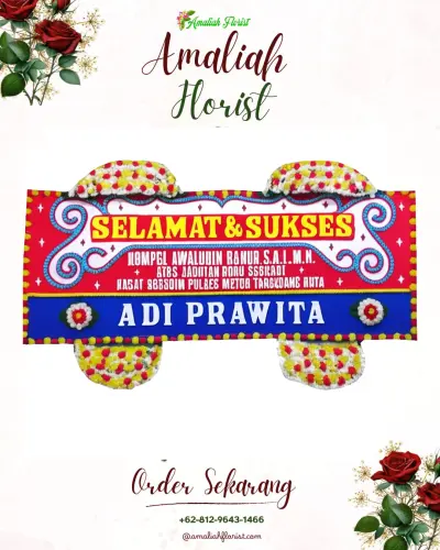 Karangan Bunga Ucapan Selamat di Setono