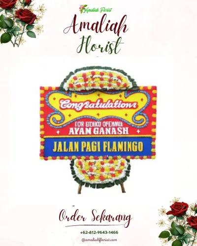 Bunga Papan Congratulation di Setono